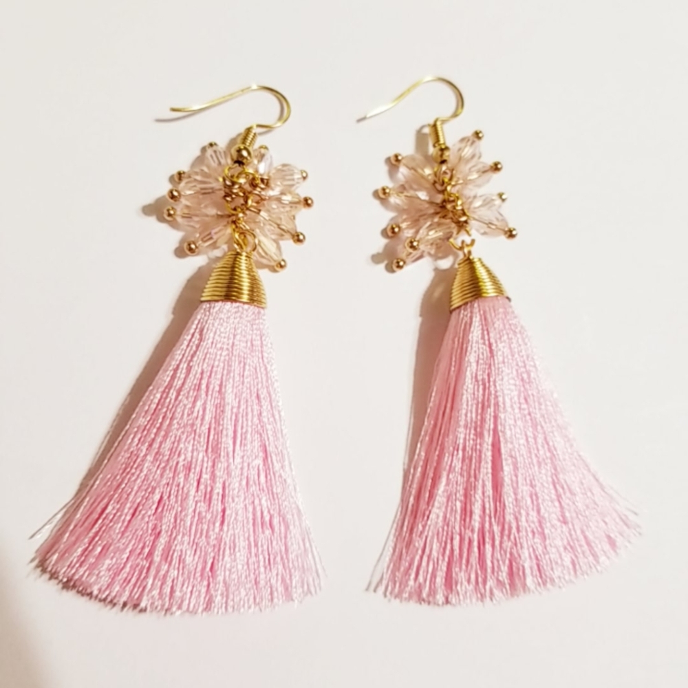 Tassel Earrings 100% handmade made in Mexico